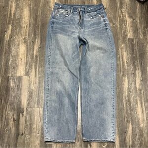 American Eagle "baggy jeans 100% cotton women's size 12